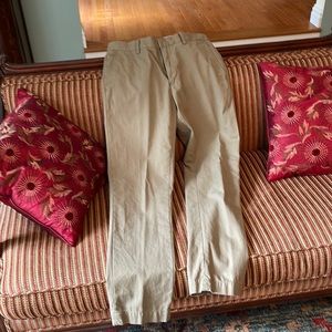 Banana Republic tan chino Aiden cut